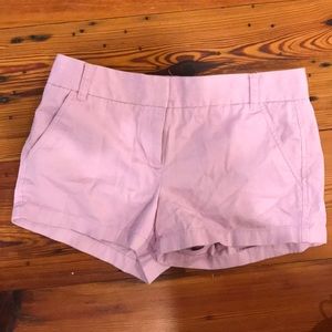 J.Crew 4” purple chino shorts